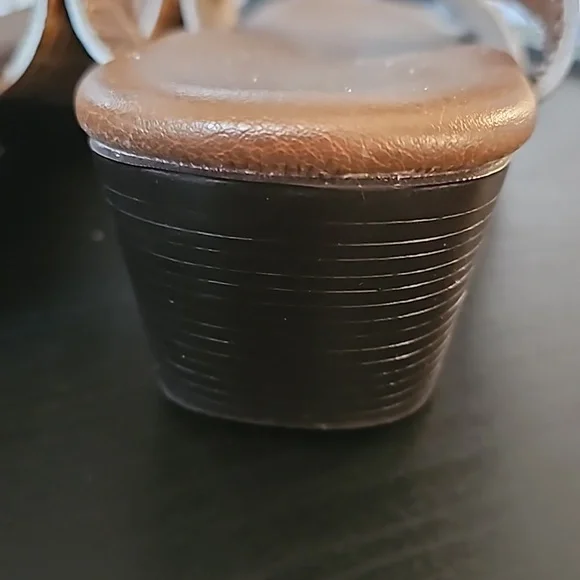 SAS Suntimer Heeled Sandal, tan croc print, size 7 - Picture 5 of 14